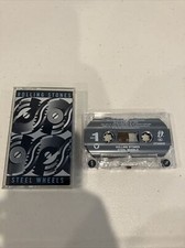 THE ROLLING STONES STEEL WHEELS Cassette Tape OG 1989 Rock Rare Tested