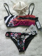 New Jets 8 C-D Opulence Bandeau U/Wire Detach Strap & 8 Sunseeker Kyoto Hipster 