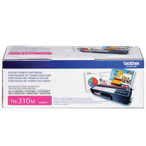 Brother HL-4570CDW (TN310M) Tonerkassette Magenta Standardkapazität (1.500 Kapazität) - Bild 2 von 4