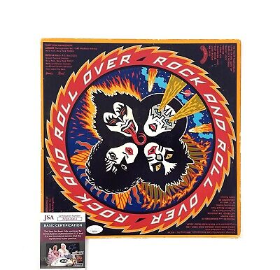 Kiss Signed Rock And Roll All Over Vinyl Record Album Ace Frehley