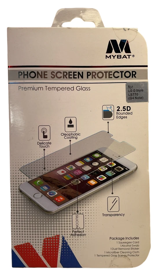 MyBat Tempered Glass Screen Protector for LG LS770 (G Stylo) Transparent - Image 2 of 4