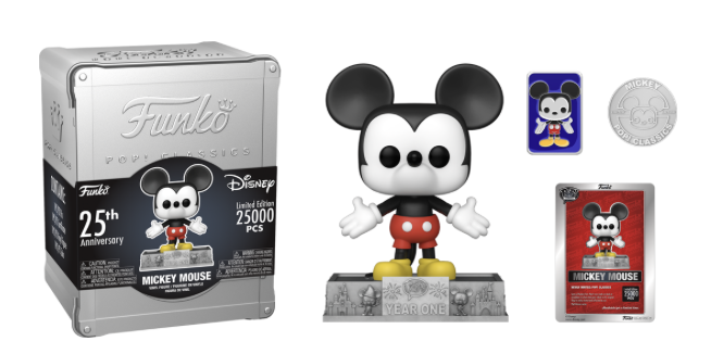Disney Funko POP Mickey Mouse (Special 25 Years) Vinyl Figure New