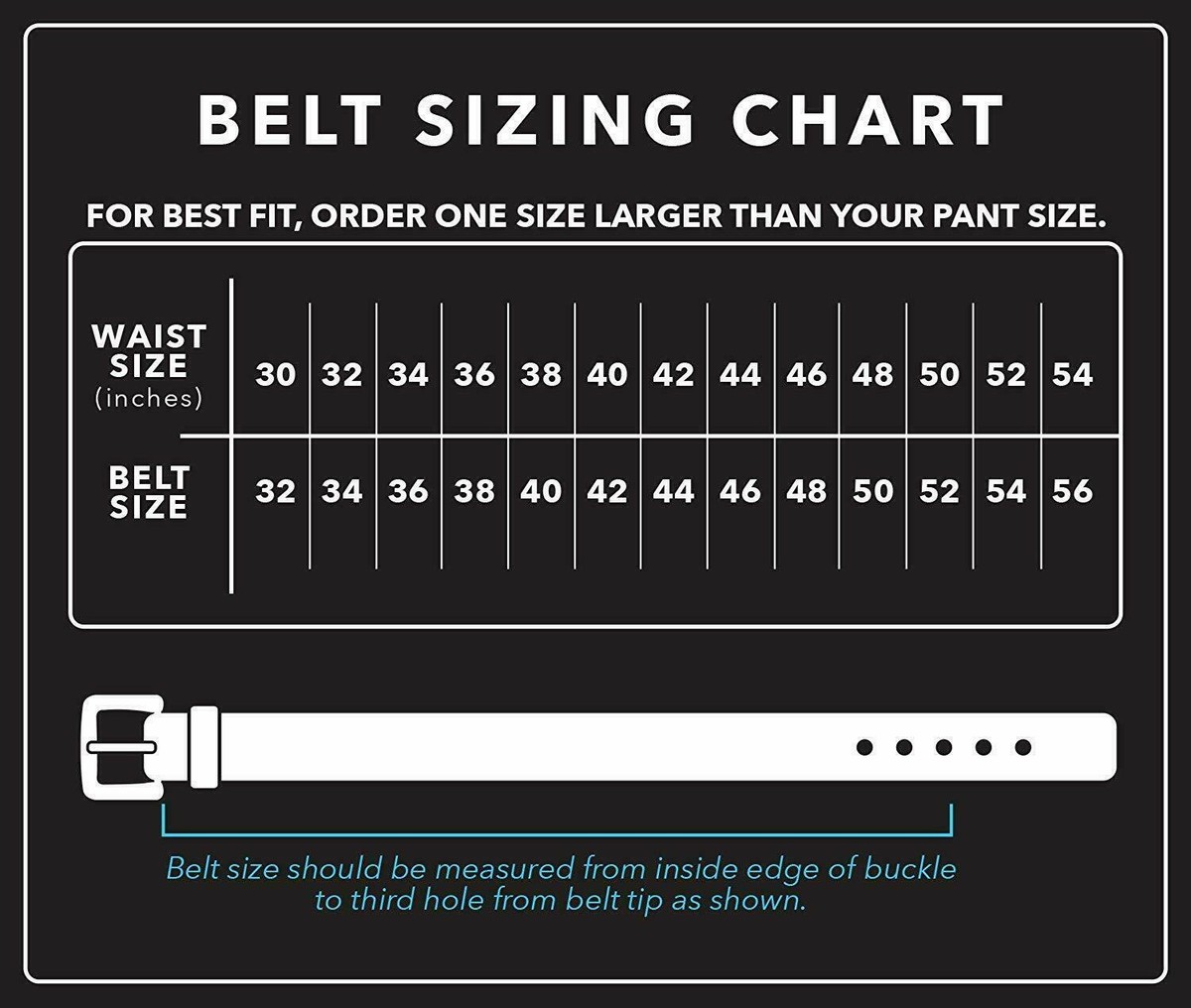 Belt  - Size 38 Belt Size Guide – La Matera main image 2