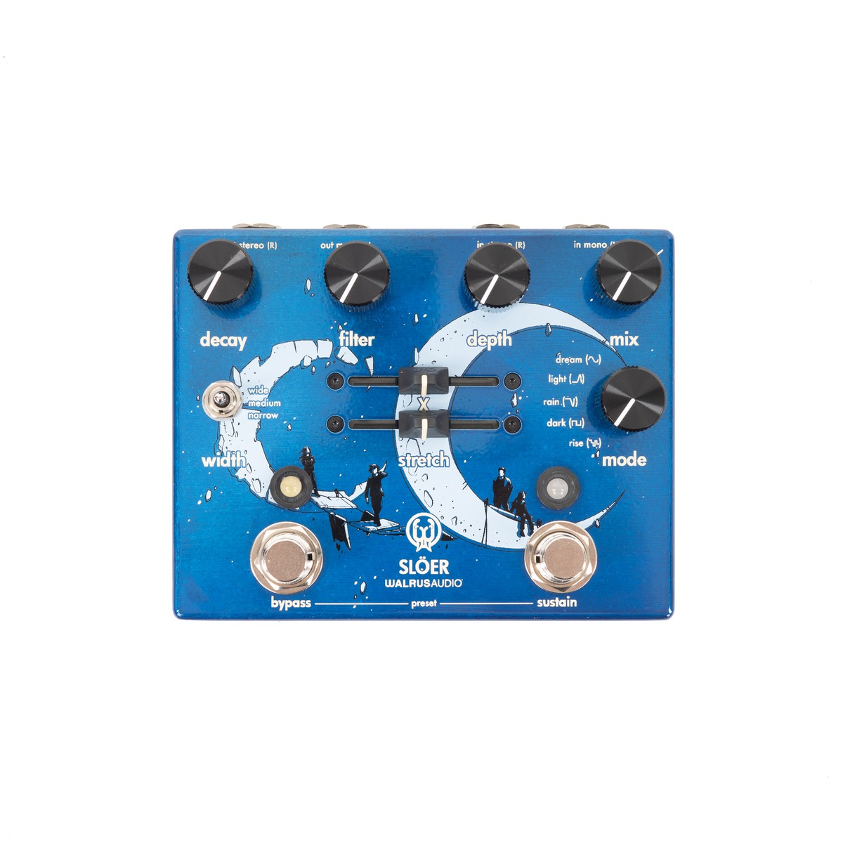 WALRUS AUDIO SLÖER Slöer Stereo Ambient Reverb, Black Friday 2024 Floral Series