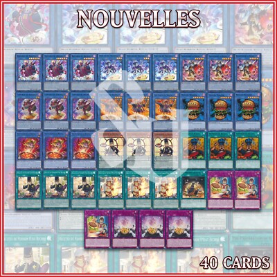NOUVELLES DECK 40 Baegrill Confiras Chef's Special Hamburger Poissonnieri  YuGiOh