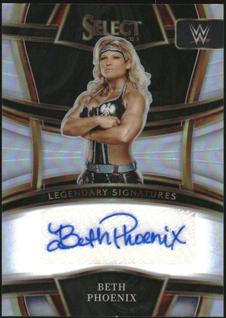 2023 Panini Select WWE - Legendary Signatures Beth Phoenix #LS-BPH (AU ...