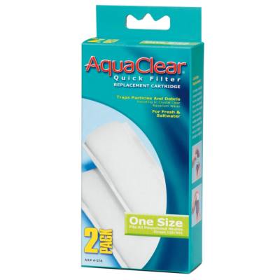 AquaClear Filtereinsatz für Schnellfilterpatrone, Quick Filter 2er Set - A578