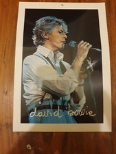 Postcard. David Bowie.  1980s. Vintage