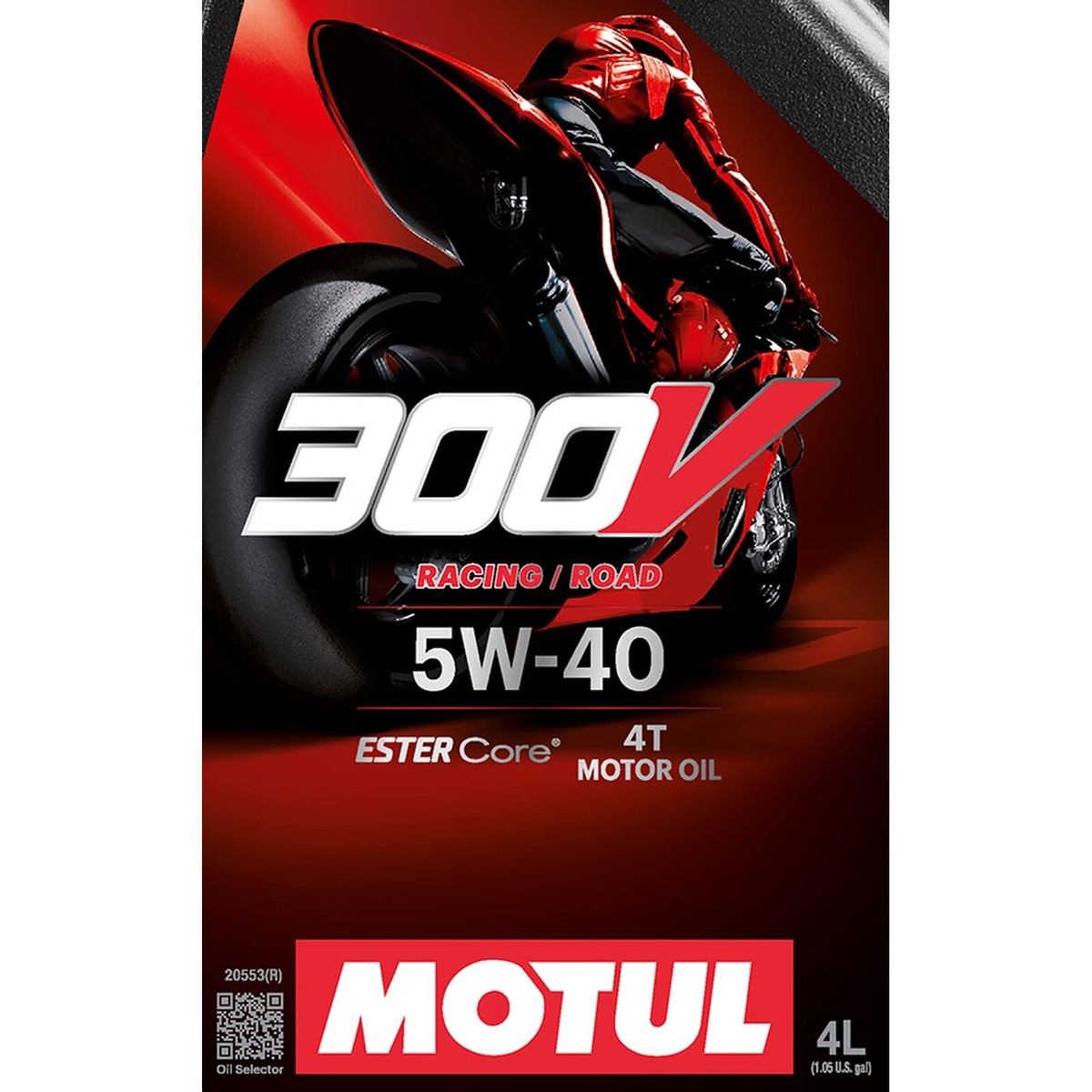 Motul 300V Factory Line Road Racing Motor Oil 5W-40 Fully Synthetic (1L Motul 300V Factory Line Road Racing Motor Oil 5W-40 Fully Synthetic (1L