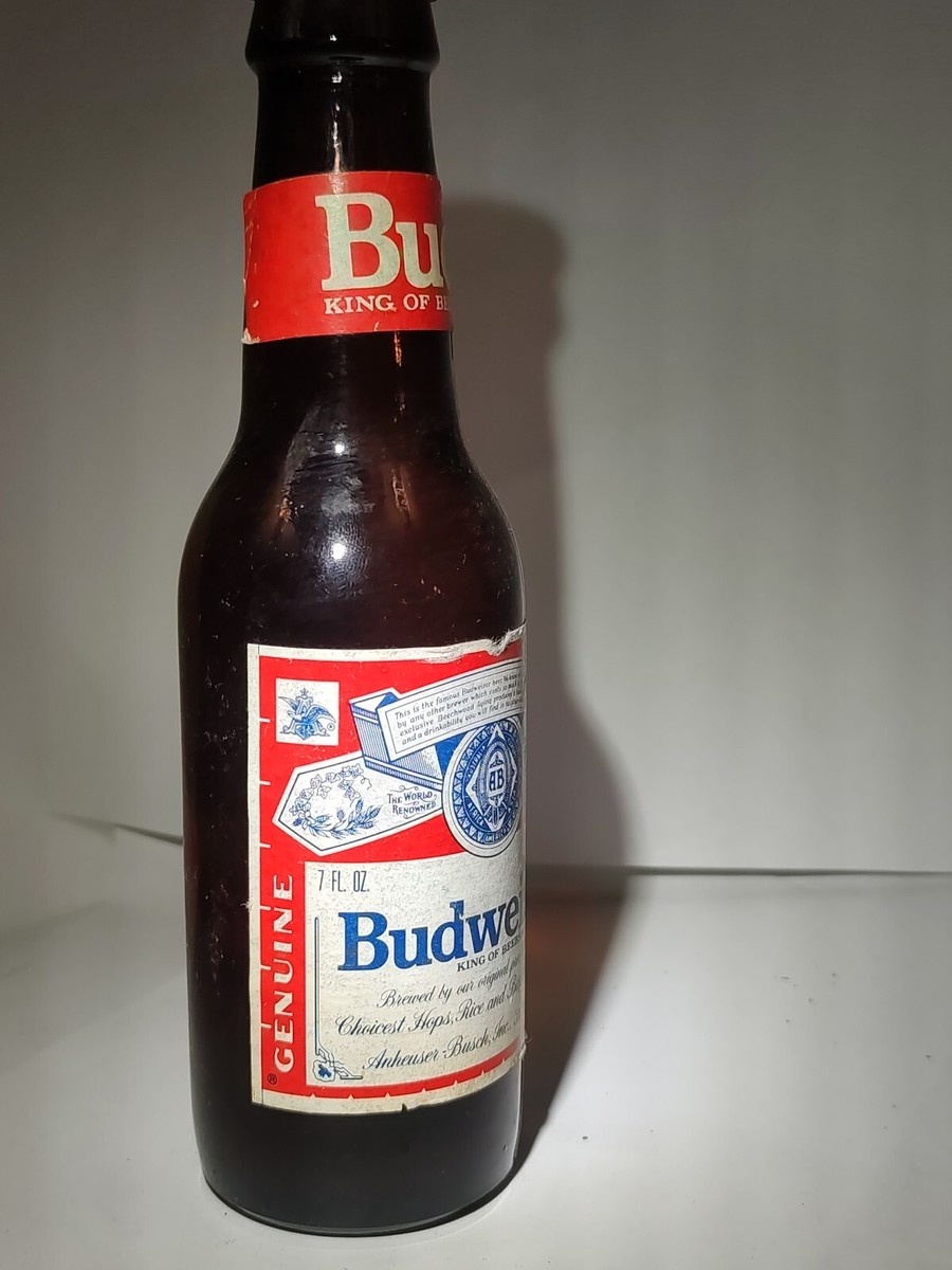 7 Oz Budweiser Bottle Organ Refund Value $0.05 | eBay