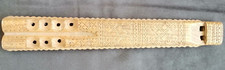 jolie double flûte en bois sculpté