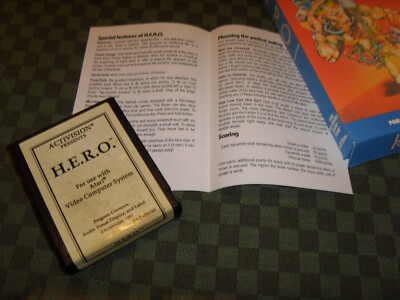 EO - Atari 2600 - H.E.R.O. sécam en boite HOLO et notice