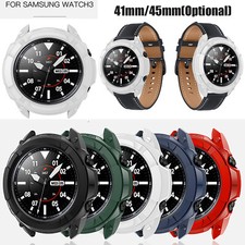 For Samsung Galaxy Watch3 41mm 45mm Watch Protector Case Cover Bumper Shell Skin