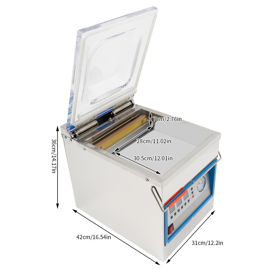 Automatic Commercial Vacuum Sealer Chamber Packaging Sealing Machine