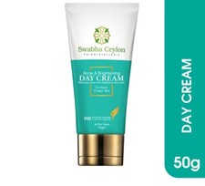 Swabha Ceylon Day Cream Natural Herbal Beauty Acne  Brightening for Oily Skin