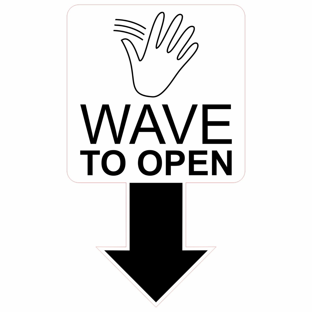Open By Default Sign Open Sign On Door