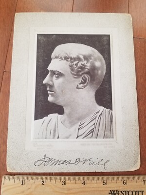 c. 1900 James O Neil Father of Playwright Eugene O Neil Cabinet Photograph