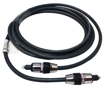 Monster 400DFO Digital Fiber Optic Audio Cable - 6.5 Ft (2M) - High Performance