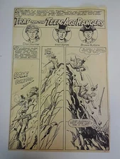Tomahawk #119    Original Comic Splash Page and Comic    Fred Ray