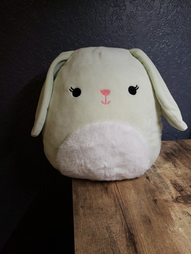 Squishmallow 11" Isabella the Bunny Mint Green Easter 2021 Kellytoy Plush
