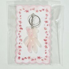 BEAR/TEDDYBEAR Toy/Toy/Pink/Girl/Love/Flowers Keychain/Keychain
