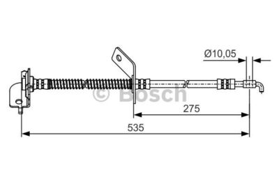 1 987 481 414 BOSCH Bremsschlauch für HYUNDAI,KIA