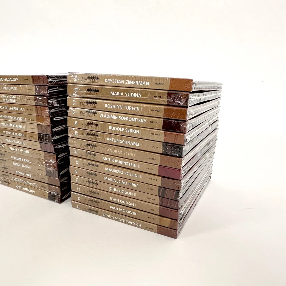 SEALED Great Pianists of the 20th Century [Lot of 40 Vol, 80 CDs + Guide Book] Foto 4 de 4