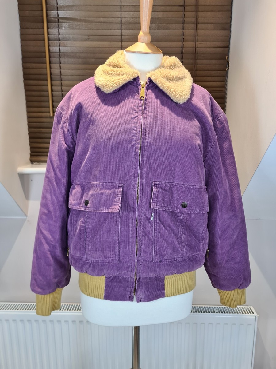 Depop Levi's Purple Denim Jacket LVC Levi's Vintage Clothing