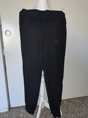 Lululemon Joggers Womens 10 Luxe BUTTERY SOFT Black 30 In Inseam