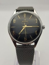 ATLANTIC WORLDMASTER 21 Jewels Wrist Watch Original Vintage Swiss Made Working