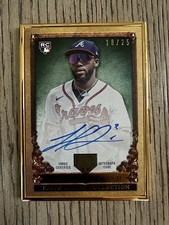 2023 Topps Gilded Michael Harris II Gallery of Gold Emerald Auto RC #18/25