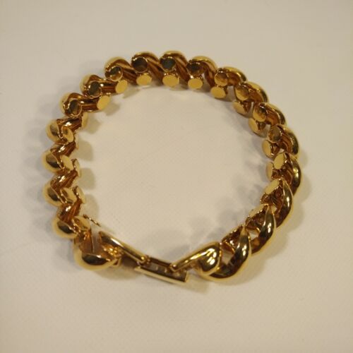 Vintage Napier Jewelry Company Gold-plated Bracelet 7 5/8 inch
