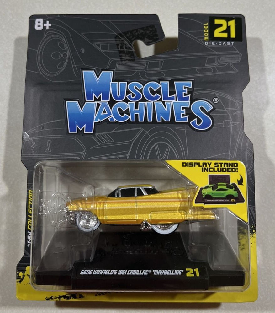 NEW 2023 Muscle Machines Gene Winfield's 1961 Cadillac 