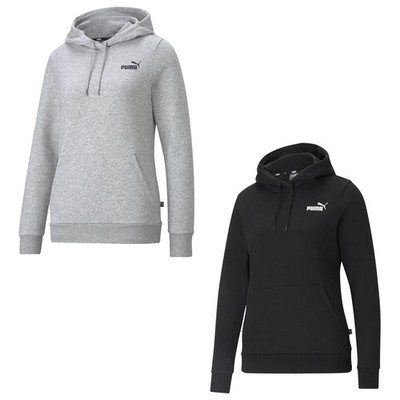 PUMA Women's Hoodie - ESS Small Logo Hoodie, Crewneck, Long Sleeve, Hooded, Plain