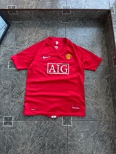 Vintage Nike Manchester United 2007/08 Football Jersey Sz XS