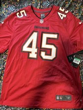 Nike Tampa Bay Buccaneers Devin White #45 Men's Nike XL Red NFL Football Jersey