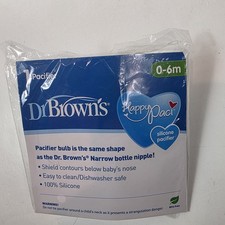NEW Sealed-Dr. Brown's Happy Paci 0-6m BPA Free Silicone Pacifier