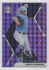 2021 Panini Mosaic Rookie Purple Mosaic Prizm 22/49 Josh Fleming #263 0c3e
