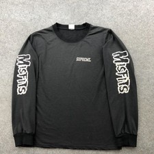 Supreme Misfits Shirt Mens XL Black Long Slee...