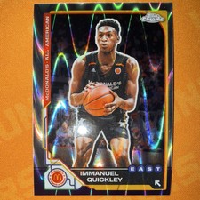 2025 Topps Chrome McDonalds All American Immanuel Quickley #92 Raywave Refractor