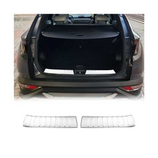 Innen Ladekantenschutz für Hyundai Tucson 2022-2026 Edelstahl Chrom Gebürstet