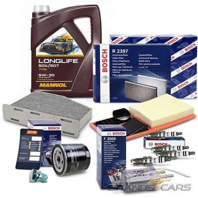 BOSCH INSPEKTIONSPAKET FÜR SKODA OCTAVIA 2 VW GOLF 5 1K 1.4 16V BJ 06-13