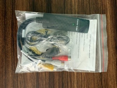 USB 2.0 Capture Card Video TV DVD VHS Audio Capture Card 3 in 1 Adapter