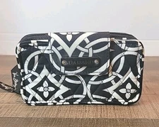 Vera Bradley Zip Around Wallet Clutch Small Purse Concerto Pattern No Strap 