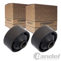 2X Febest Querlenkerlager Buchse Hinten Vorne Unten Passend FüR Toyota Alphard P