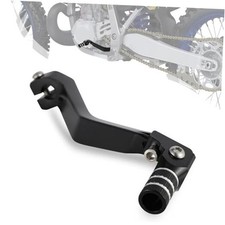 Forged Dirt Bike Gear Shifter,Folding Motorcycle Shift Lever for YZ125 Black