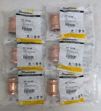 SIX Mueller Streamline PRS Press Fittings PF 10148 78062 1-1/4" Coupling w/ Stop