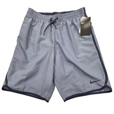 NWT Nike Mens Small Diverge 9" Volley Swim Shorts Ashen Slate Grey