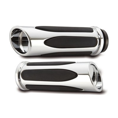 Arlen Ness Billet Deep Cut Comfort Griffe Chrom für Harley TBW Modelle 08-25