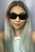 Vintage Giorgio Armani AR 8016 58mm Havana Oversized Women's Sunglasses Italy .